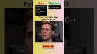"Python is better than C++"🤔 is it True? #shorts #viral