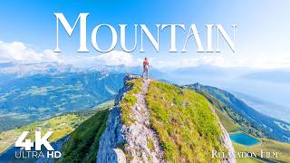 Mountains 4K • Earth Above the Clouds: An Ultimate Calm Journey | Peaceful Music Relaxation Film