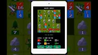 swipe quest - iOS, android, pc, mac, linux grid puzzle RPG game - work in progress