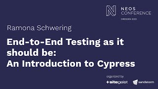 End to End testing as it should be: an introduction to Cypress - Ramona Schwering | Neos Con 2022