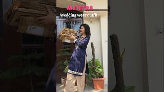 Myntra wedding wear outfit 🎊 #myntrahaul #affordable #haul #myntraweddingoutfits #saree #kurtaset