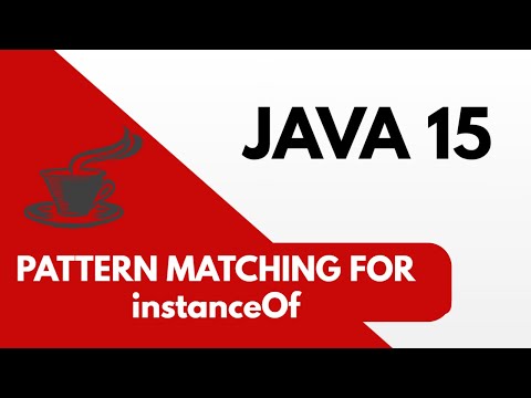 Java 15  Pattern matching for instanceof  #java15 #java14 #instanceOf