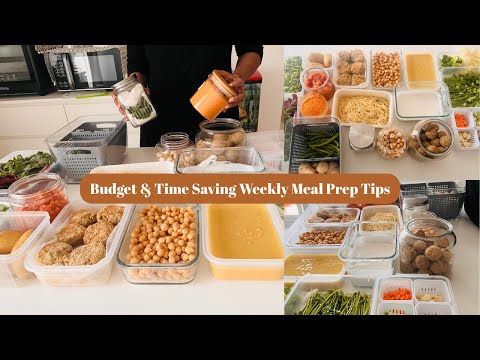 Indian Weekly & Healthy Meal Planning Tips for Stress-Free Cooking | My Weekend Meal Prep Routine