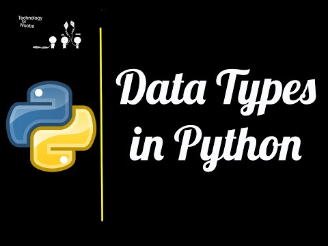 Data Types in Python - Data Science with Python 2020