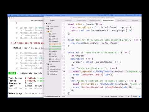 Jest 8 Unit test for React