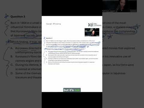 SAT Reading Comprehension | KMJ Learning