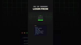 CSS Animation Login From #shots #shortvideo #html #css