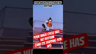 👉 Your Walk Cycles Have No Rhythm (and it's tripping you up) #animationtips  #walkcycle