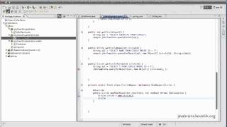 Spring Tutorial 41 - Implementing RowMapper