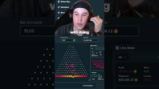 Non Stop Spamming $15 Plinko Balls On High Risk..