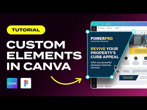How to Create Custom Elements in Canva (Game Changing Hack!)