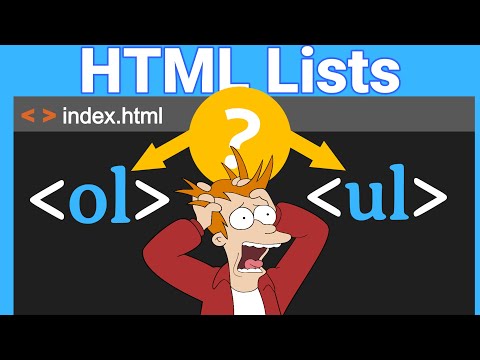 Learn HTML Lists in 6 Minutes, My Daily Checklist.