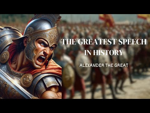 THE GREATEST SPEECH IN HISTORY; ALEXANDER THE GREAT #aihistory #history #aistorytelling