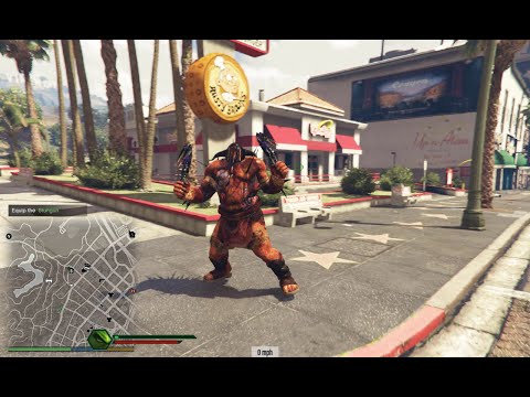 Hades GOW 3 test GTA V Mods (JulioNIB HULK Script)