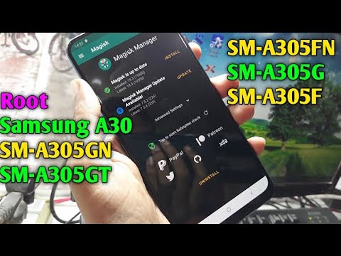 How To Root Samsung A30 SM A305GN SM A305GT SM A305FN SM A305G SM A305F   Root Samsung A30