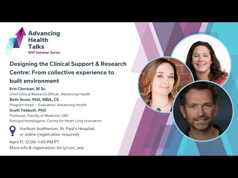 Designing the Clinical Support & Research Centre: From collective experience to built environment