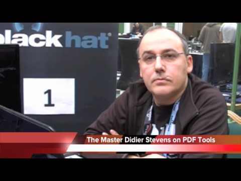 Blackhat Amsterdam 2012: ToolsTube with Didier Stevens on PDF Tools