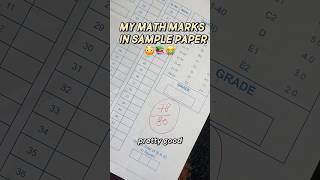 my MATH MARKS 😭📚 #studywithme #class10