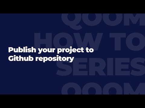 Share your project to Github Repository