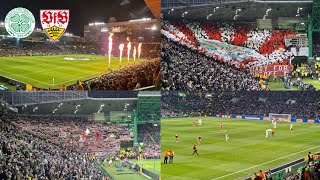 CELTIC FANS TENNIS BALLS PROTEST | Atmosphere Highlights + AMAZING Away Fans | Celtic 1-4 Stuttgart