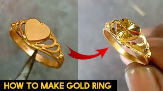 22K Gold Ring Making for Women |  How Gold Ring Is Made -Nadia Jewellery