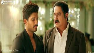 Sarrainodu DGP function scene Telugu.Allu Arjun mass look.