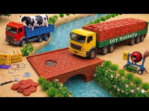 DIY Mini Tractor Bridge Construction & Collapse | Underground Water Storage Project | @TopMiniGear
