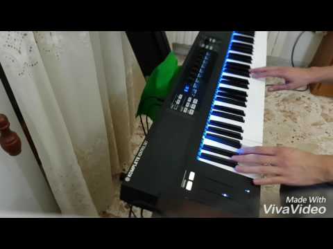 Rammstein - Mein Land on Keyboard some samples string and arp sound