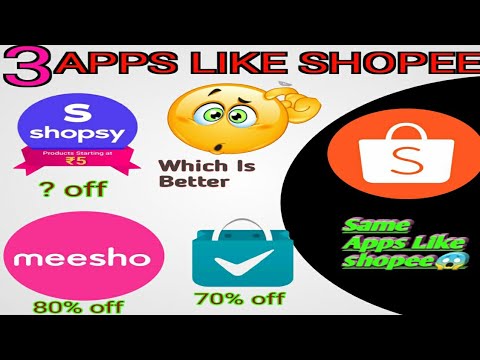 3 Best Shopping Apps | Same Apps like shopee | best apps for online shopping