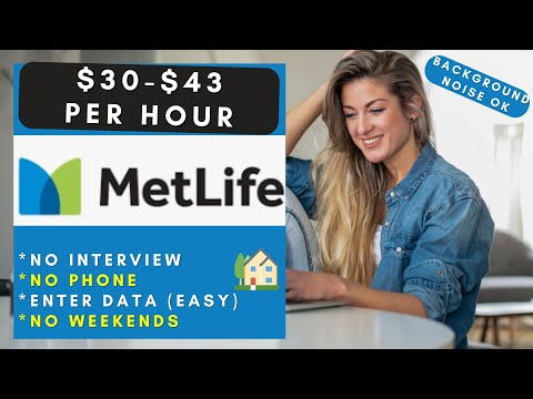 MetLife is Hiring Remote! No Interview No Phone | Remote Work From Home Jobs 2025