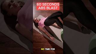 🔥 60-Sec Abs Blast | Quick At-Home Core Workout 🔥