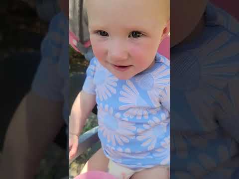 Emma learning to say Nini