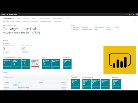Business Central - Power BI Tutorial Part 1