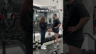 cuando tu gymbro está hablando con su gymcrush... #gym #gimnasio #fitness #gymcrush #gymhumor #humor