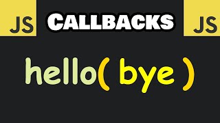 Learn JavaScript CALLBACKS in 7 minutes! 🤙