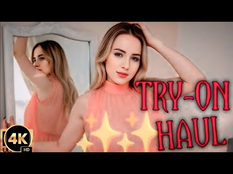 [4K] Fashion Try On Haul | Effortless Style & Everyday Chic | LIGHT DOT Strapless Maxi Dress Review