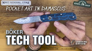 Boker | Tech Tool | Pocket Art in Damascus Steel