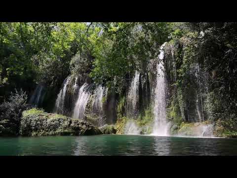 Amazing WATERFALL nature sound in HD for relaxing and meditation calm.