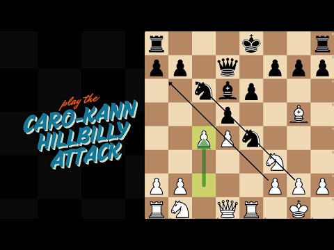 Crush the Caro-Kann with the Hillbilly Attack | Sneaky Chess Opening Trap