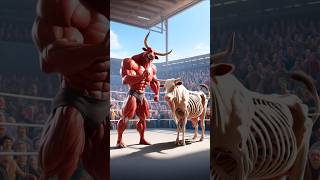 Cow Faces Off Against Redbull in Jaw-Dropping Match | #aividiotu #cowfight #hailuoai #minimax
