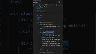 Div element | HTML CSS #html #css #coding #programming #share