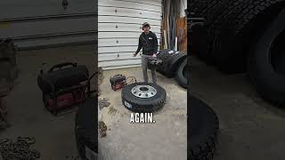 Sounded Like a Cannon! 🔊 Tire Bead Gone Wrong! #tirebead #beadseater #workfail