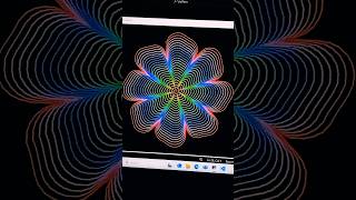 Animación de flor 🌸en Python para el Día de San Valentín #python #coding #shorts #subscribe #python