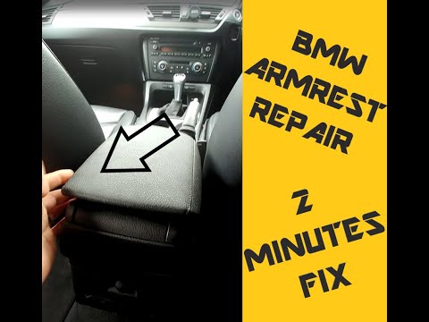BMW X1 Center Console Lid Armrest How to Repair in 2 Minutes Top!