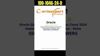 Proven 1D0-1046-24-D Exam Questions