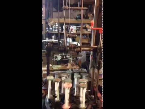 New England Butt Antique Braiding Machine - 16 Carrier