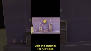 GEOMETRY DASH 3D #shorts #diy #geometrydash