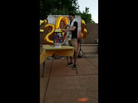 The Money Cake graduation for Isaiah