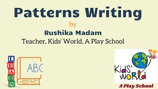 Pattern Writing Practice #kidsworldbharuch #patternsforbeginners #patternsforkids