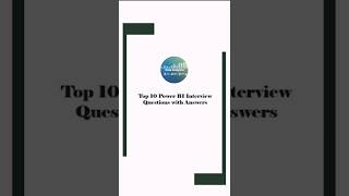Power BI questions for fresher #powerbi #youtubeshorts #datascience